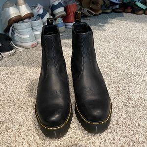 ROMETTY WYOMING LEATHER PLATFORM CHELSEA BOOTS SIZE 9